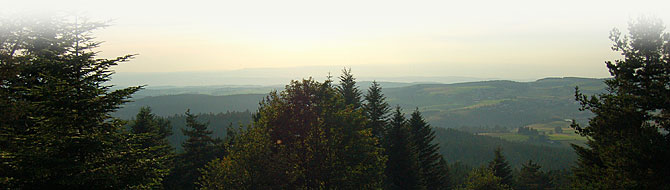 panorama depuis le crêt de Chaussitre