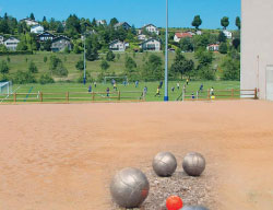 terrain de pétanque