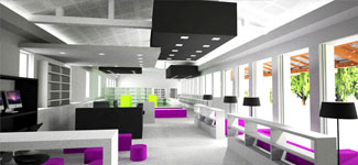aménagement d'une bibliothèque
