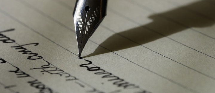 Atelier d'écriture à la plume
