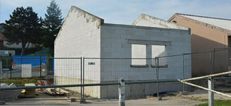 Extension du bâtiment technique du complexe sportif de la Croix de Garry
