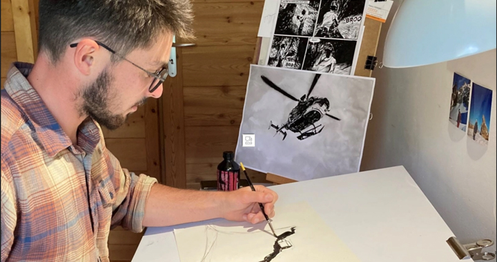 Exposition la BD de Montagne par Jean Marc Rochette et Eric Salvoldelli